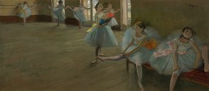 Dansare i ett övningsrum. Omkring 1880 av Edgar Degas