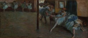 Balettrepetitionen av Edgar Degas
