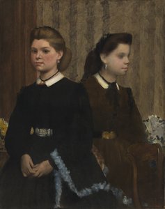 Systrarna Bellelli (Giovanna och Giuliana Bellelli) av Edgar Degas