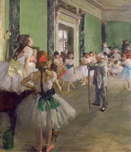 The Dancing Class, ca 1873-76 (olja på duk) av Edgar Degas