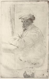 Gravören Joseph Tourny (Le graveur Joseph Tourny) av Edgar Degas