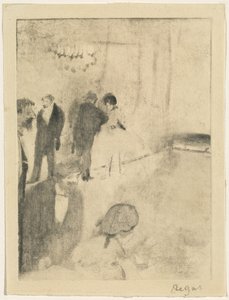 The Green Room, ca. 18761877. av Edgar Degas