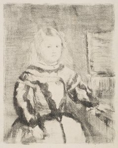 Infanta Margarita, efter Velázquez, 1862-64. av Edgar Degas