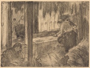The Laundresses (Tvätterskorna (Strykningen)) av Edgar Degas