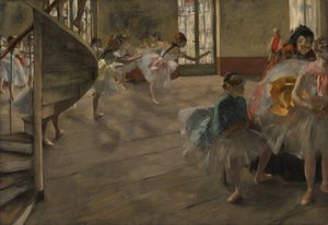 The Rehearsal, c.1877 (olja på duk) av Edgar Degas