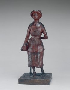 The Schoolgirl Woman Walking in the Street, ca. 18801881. av Edgar Degas