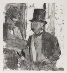 De två kännarna, ca 1880 av Edgar Degas