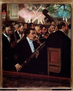 Orkestern på Operan i Paris av Edgar Degas