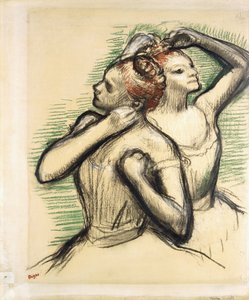 Två dansare, ca 1897 av Edgar Degas