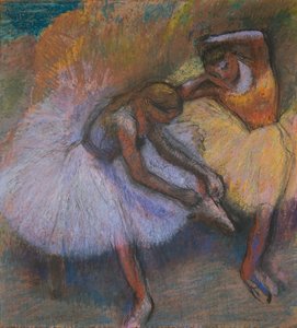 Två dansare, ca 1898 (pastell på papper) av Edgar Degas
