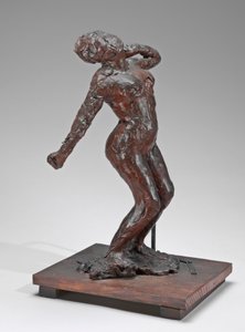 Kvinna Stretching av Edgar Degas