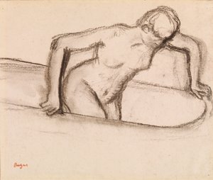 Kvinna i badkar av Edgar Degas