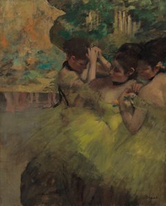 Gula dansare (i kulisserna) av Edgar Degas