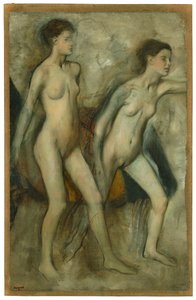 Unga spartanska flickor som provocerar pojkar av Edgar Degas