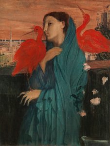 Ung kvinna med Ibis, 1860-62.