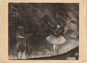 Balettmästaren av Edgar Degas, executed in collaboration with Vicomte Lepic