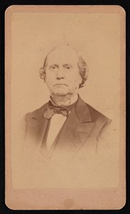 Porträtt av Ezra Bartlett French 1810-1880, före 1880. av Edgar J Pullman