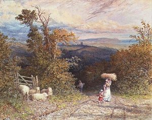 Country Lane av Edgar John Varley