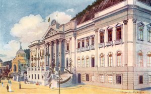 Ministeriet för jordbruk, industri och handel, Praia Vermelha (färg litho)