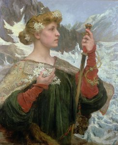 Edelweiss (olja på pannå)