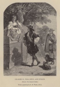 Charles II, Nell Gwyn och Evelyn, St James