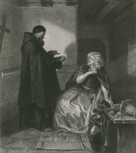 Juliet in the Cell of Friar Lawrence, Romeo and Julia