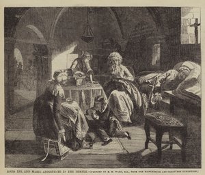 Ludvig XVI och Marie Antoinette i templet av Edgar Melville Ward
