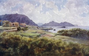 Norra Spanien: Santana (svart litho)