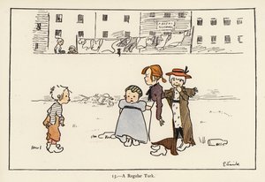 En vanlig turk (färg litho)