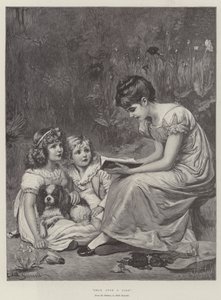 En gång i tiden (gravyr) av Edith Scannell