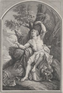 St. Sebastian,.n.d. av Edme Jeaurat