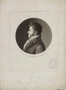 Porträtt av Marie-Henri Beyle, dit Stendhal 1783-1842.