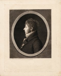 Porträtt av kompositören Étienne Nicolas Méhul 1763-1817.