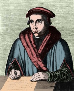 Porträtt av Juan Luis Vives, spansk humanist och filosof (1492-1540).