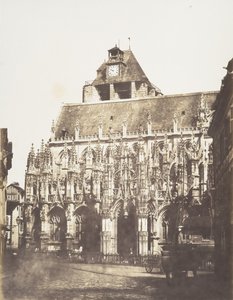 Louviers katedral, allmän utsikt, 1852-54. av Edmond Bacot