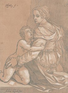Jungfru och barn, ca. 1530. av Edmond Douet