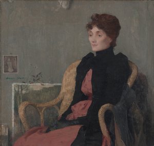 Porträtt av en kvinna, ca 1891