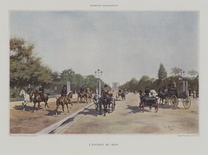 Ingång till Bois de Boulogne