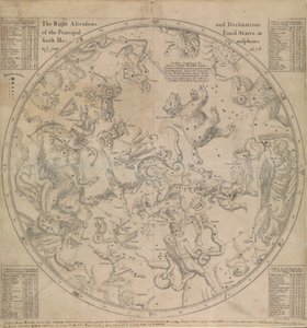 De viktigaste fixstjärnornas högra ascensioner och deklinationer i båda hemisfärerna till år 1678 av Edmond Halley
