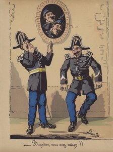 Brigadier, du har rätt!! (färg litho)