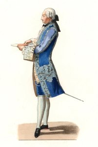 Charles Rosalie de Rohan Chabot (1740-1813), greve av Jarnac, efter en målning från 1777 av Olivier - Litografi från en illustration av Edmond Lechevallier-Chevignard (1825-1902), från "Costumes historiques des 16e" av Edmond Lechevallier Chevignard