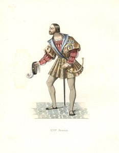 Hovman åt Francis I (1494-1547) av Edmond Lechevallier Chevignard