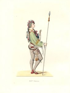 flamländsk militärskötare av Edmond Lechevallier Chevignard