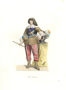 Gaston Jean Baptiste de France, hertig av Orleans, Frankrike av Edmond Lechevallier Chevignard