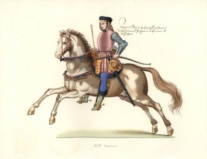 Kung James IV av Skottland (1473-1513) av Edmond Lechevallier Chevignard
