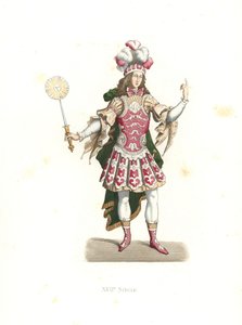 Ludvig XIV, Solkungen, i balettdräkt