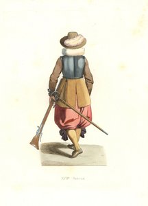Musketör från Franska Flandern av Edmond Lechevallier Chevignard