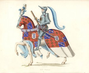 Pierre, Viscount of Rohan (1451-1513) (illustration) av Edmond Lechevallier Chevignard