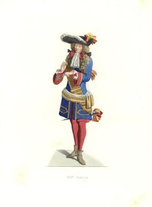 Kunglig officer, Frankrike av Edmond Lechevallier Chevignard