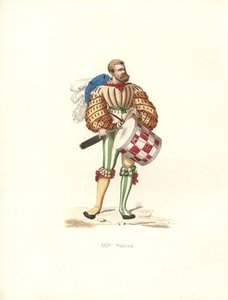 tysk militärtrummis av Edmond Lechevallier Chevignard